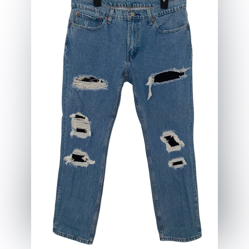 Levi’s 511 Distressed Slim Straight Fit Jeans